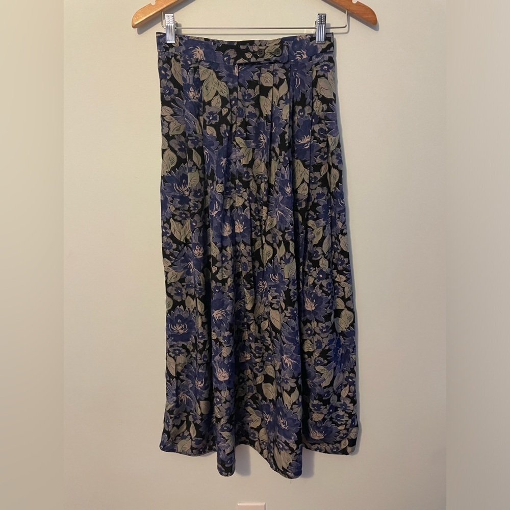 Floral Flowy Skirt No Brand